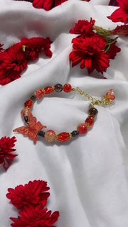 Red Butterfly Bracelet