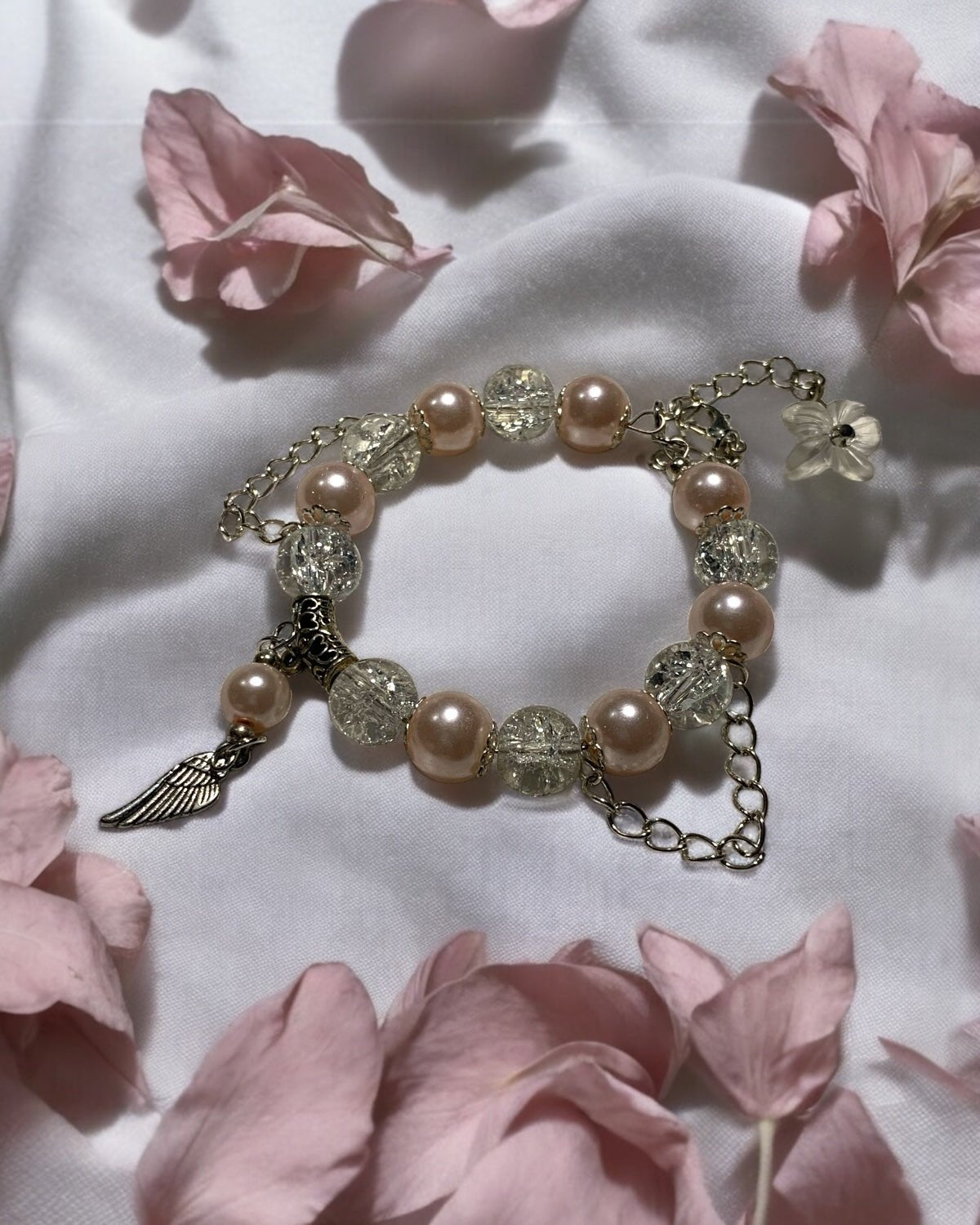 Powder Pink Pearl Bracelet