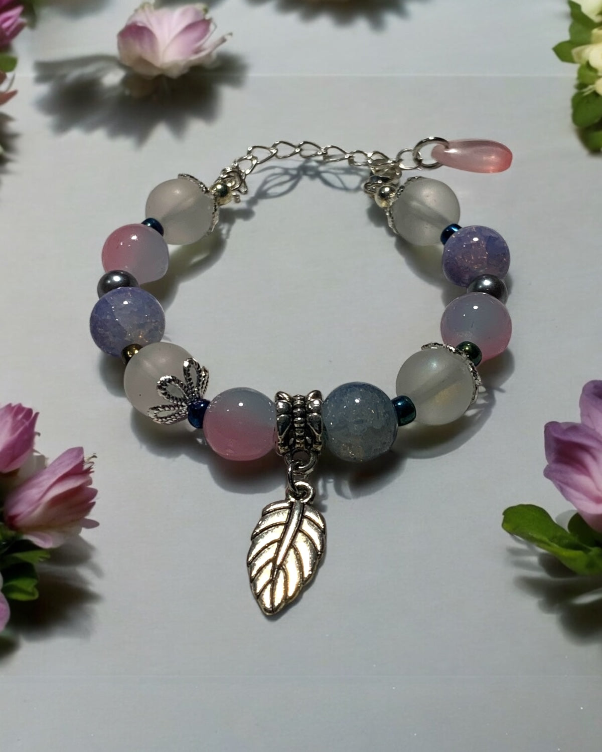 Silver Leaf Bracelet