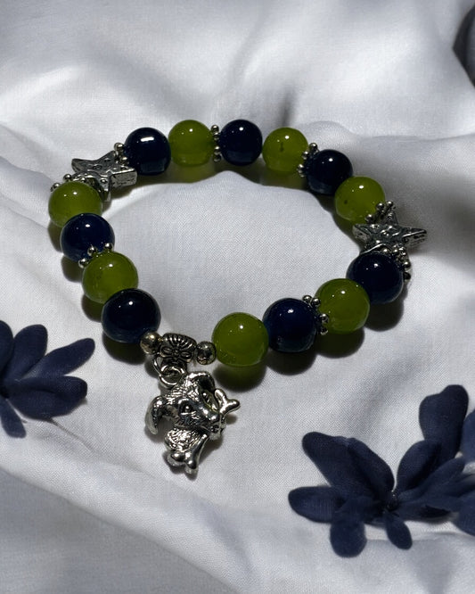 Green Blue Pup Bracelet