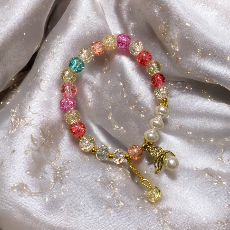 Rainbow Pearl Bracelet
