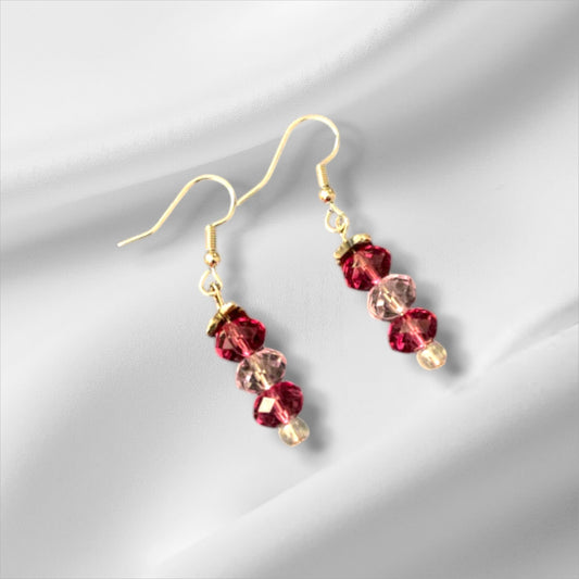Pretty in pink earrings