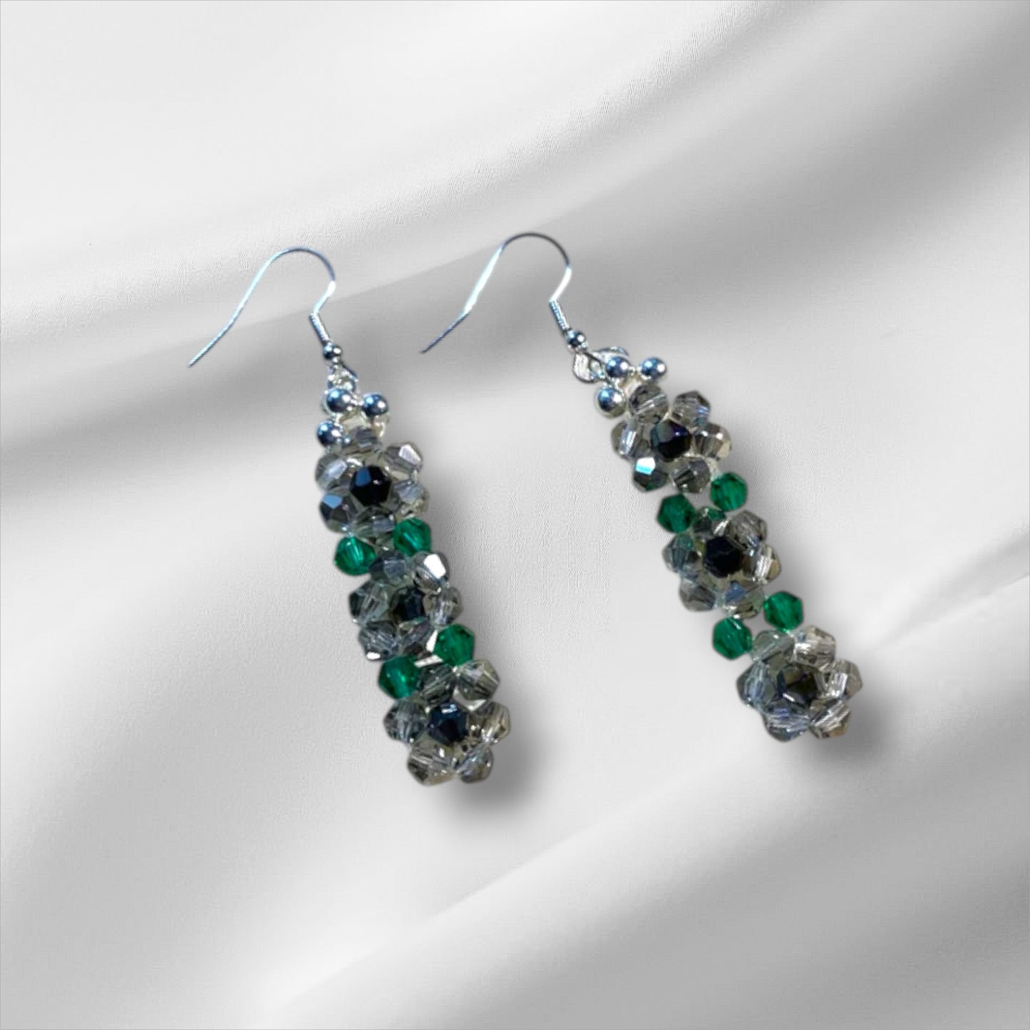 Three Flowers Earrings