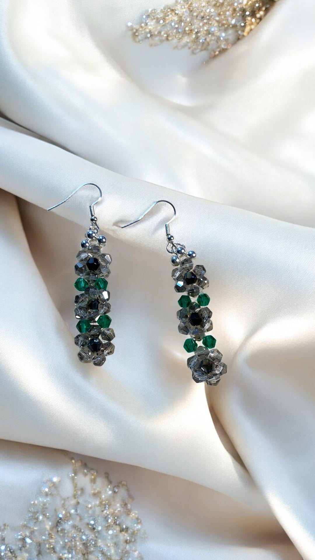 Three Flowers Earrings