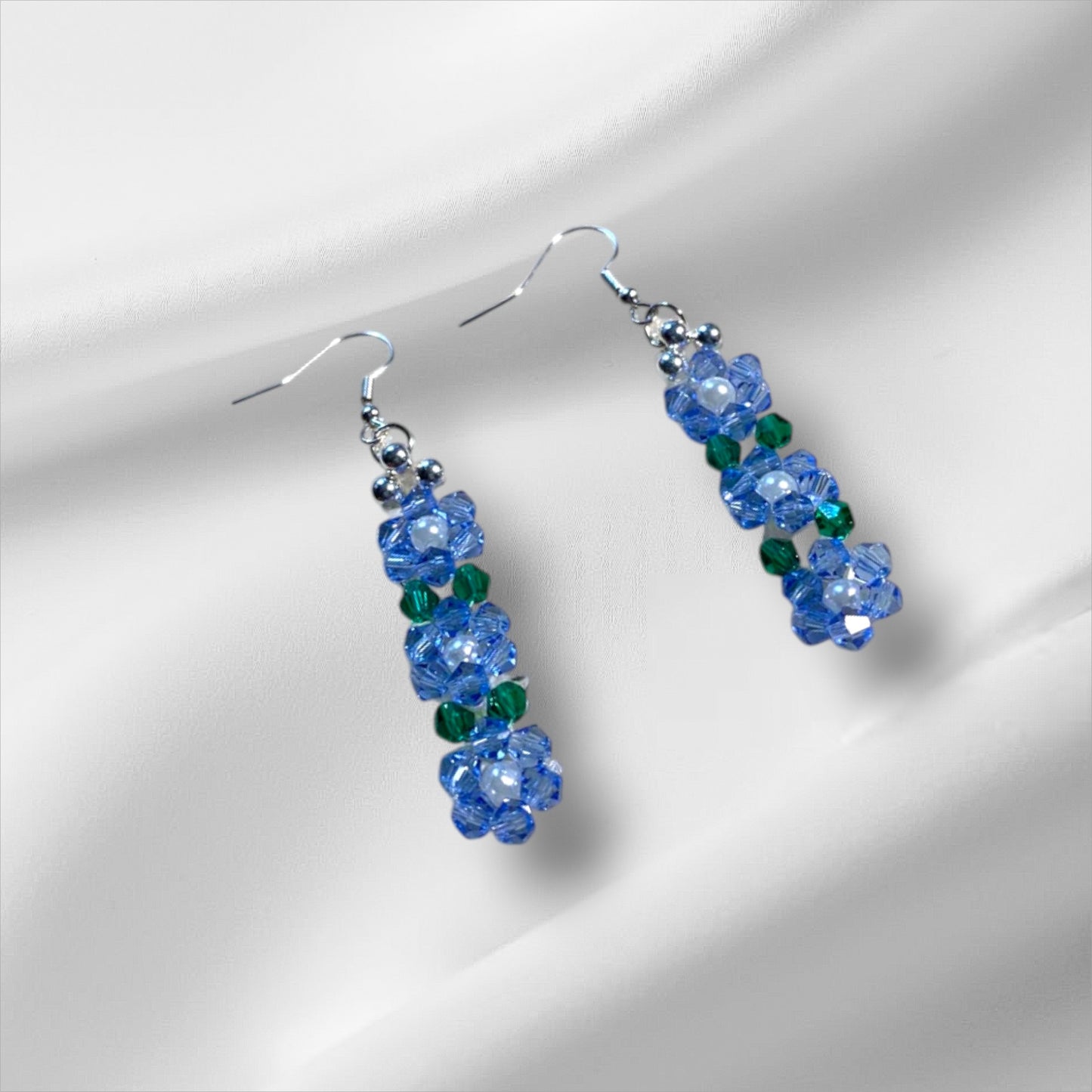 Three Flowers Earrings