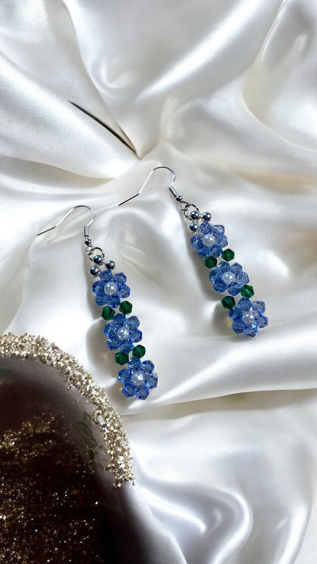 Three Flowers Earrings