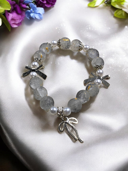 Silver Bows Bracelets