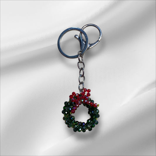 Christmas Wreath Keychains