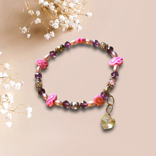 Pink Ribbon Bracelet
