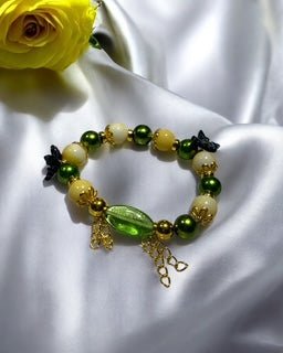 Spring Butterfly With Chain Bracelet