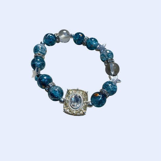 Blue Silver Bracelet