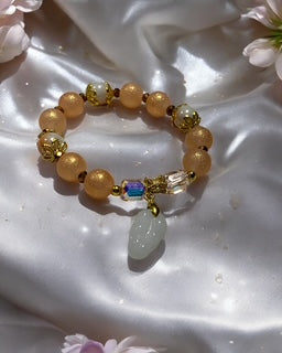 White Leaf Bracelet
