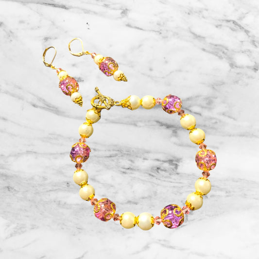 Purple bracelet set