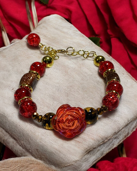 Red Rose Bracelet