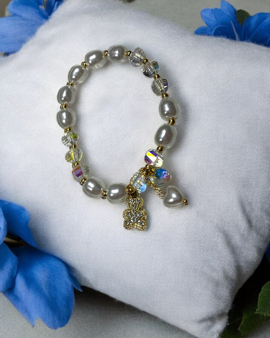 Pearl Bear Bracelet