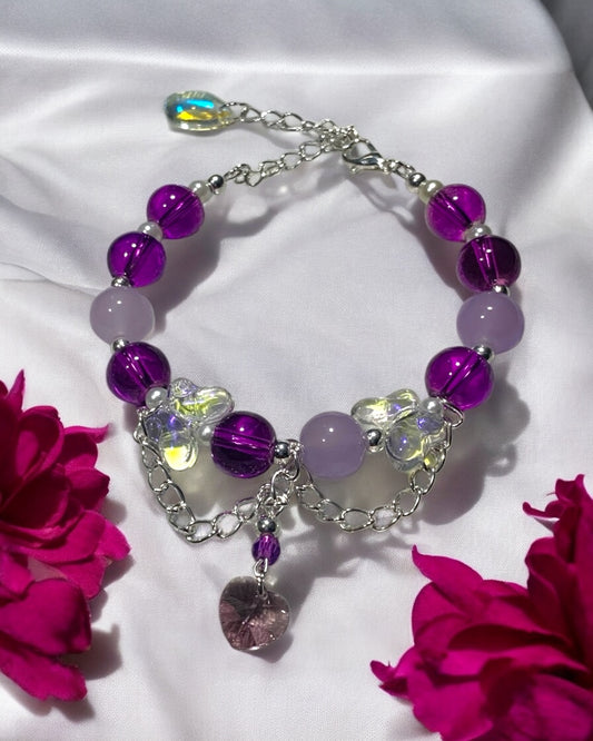 Purple Evening Bracelet