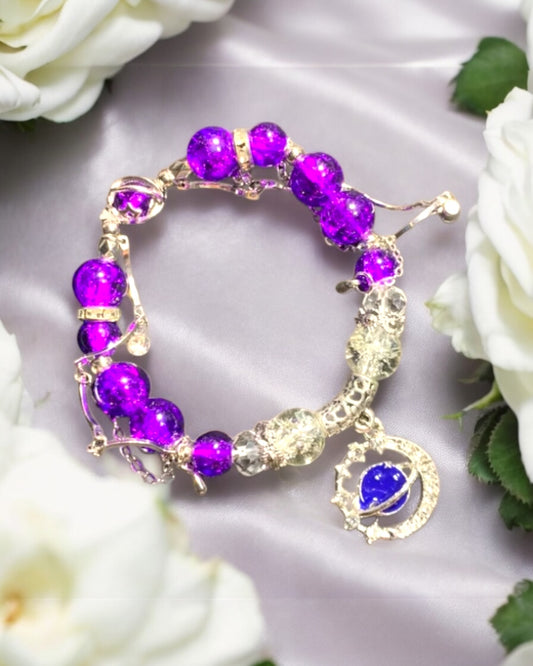 Purple Planet Bracelet