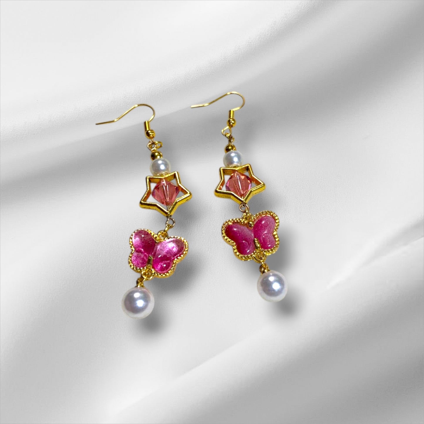 Butterfly or Heart Earrings
