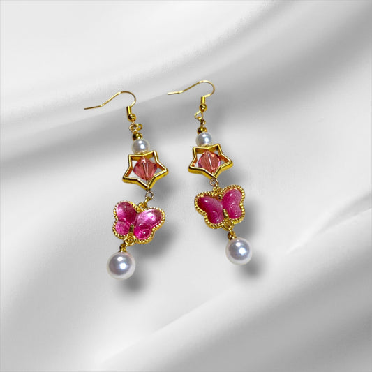 Butterfly or Heart Earrings