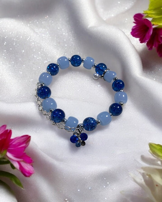 Blue Barrel Bracelet