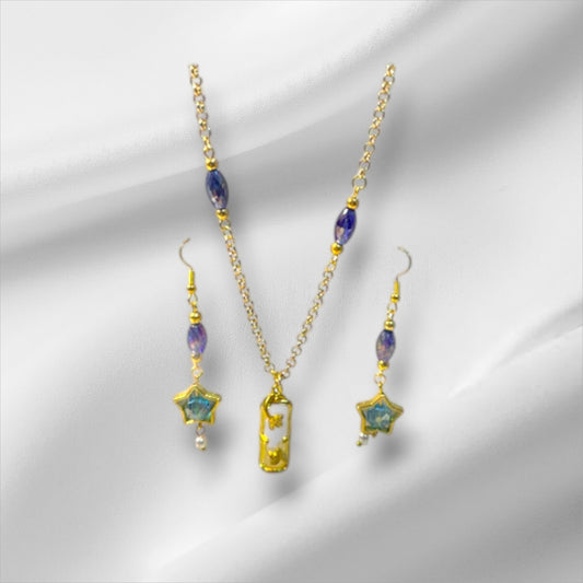 Stars and Blue Jewelry Set