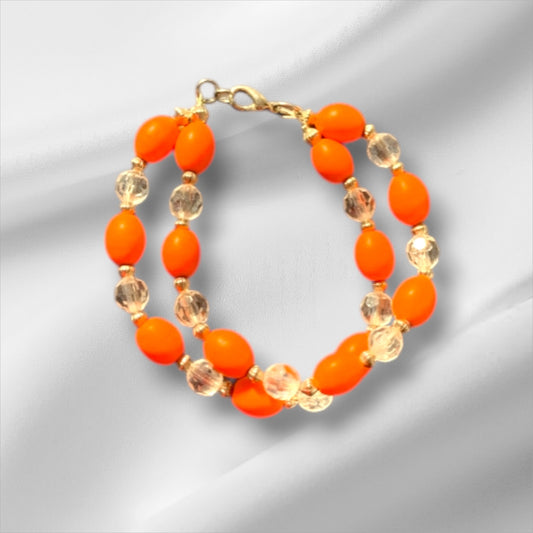 Orange Double Bracelet