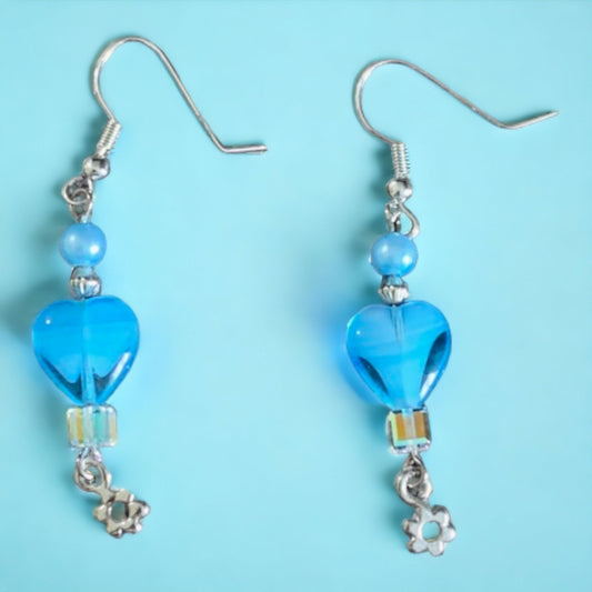Lovely in blue earrings