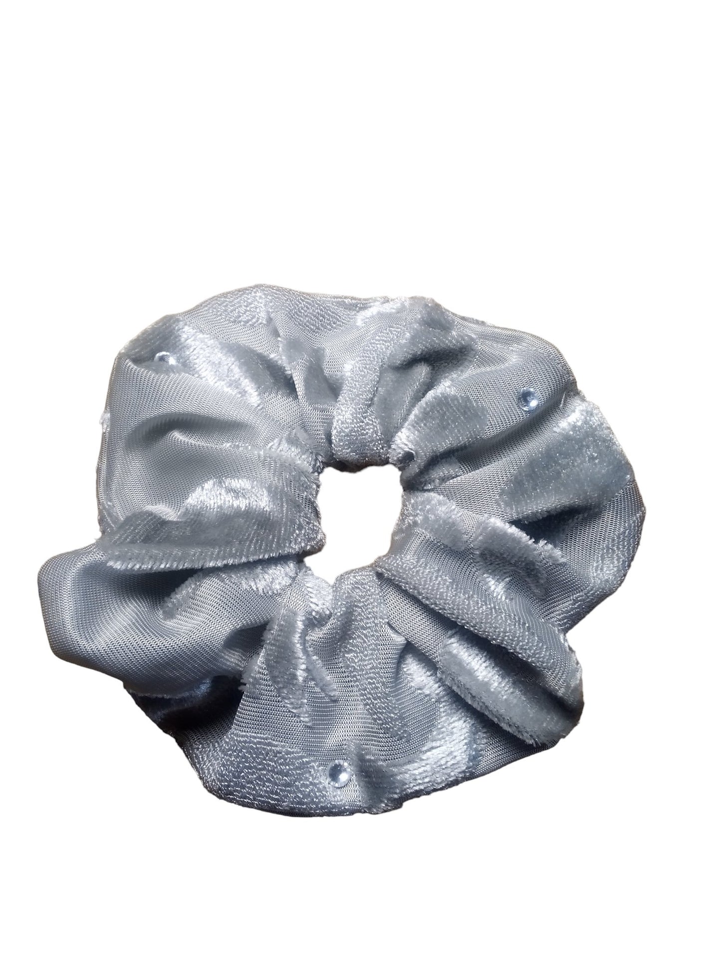 Handmade amazing grey scrunchie