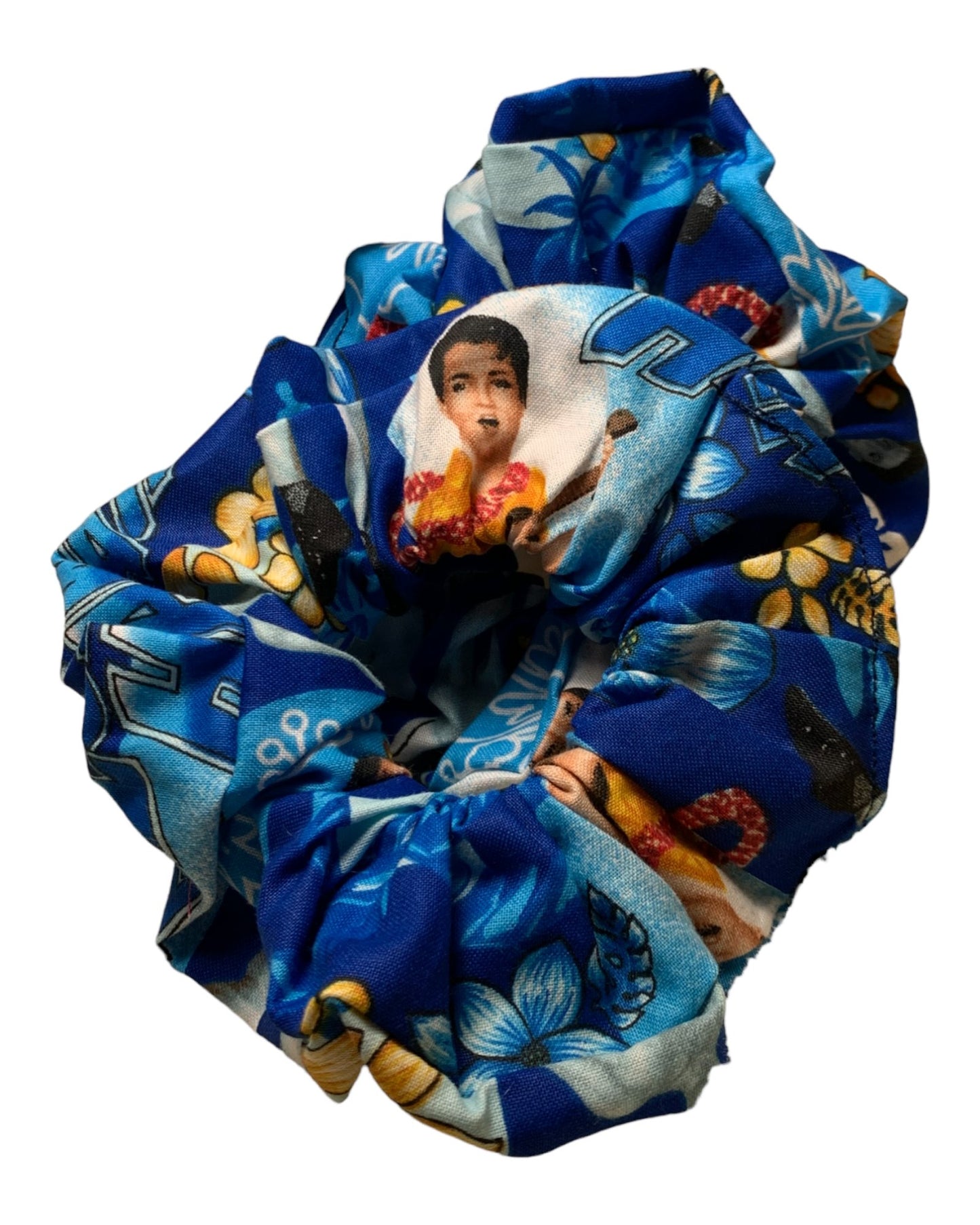 Handmade Aloha Elvis scrunchies